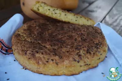 Тыквенно-овсяный хлеб с картофелем