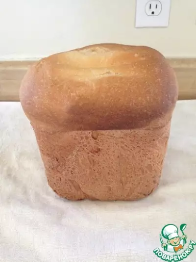 Простой хлеб в хлебопечке или в духовке