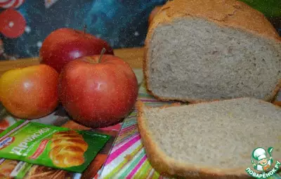Яблочный коричный хлеб