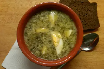 Польский щавелевый суп по‑деревенски