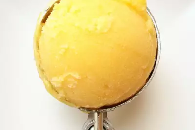 Лимонно-манговый сорбет