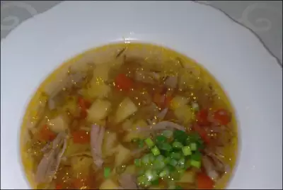 Суп гречневый