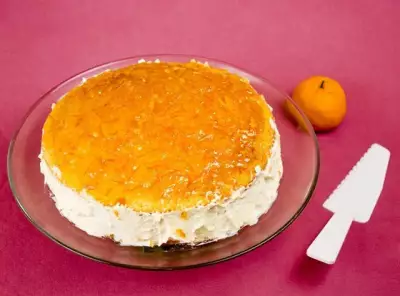 Апельсиновый ароматный пирог