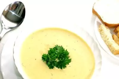 Сырный крем-суп с манкой