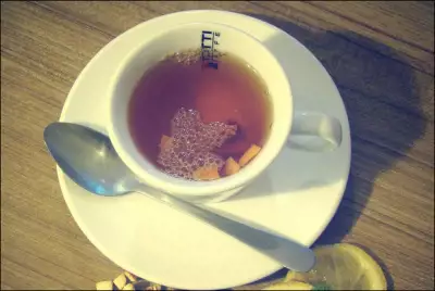 Ароматный чай с мятой и апельсиновыми корочками