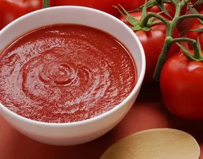 Томатный соус из свежих помидоров и бальзамического уксуса