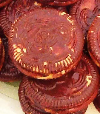 Печенье с маршмеллоу в шоколаде (Wagon wheels)