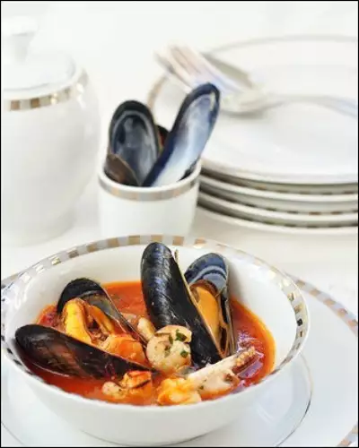 Суп из морепродуктов в триестском стиле