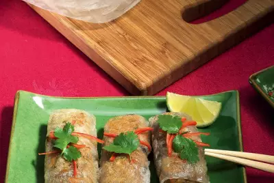 Вьетнамские роллы с мясом ягненка