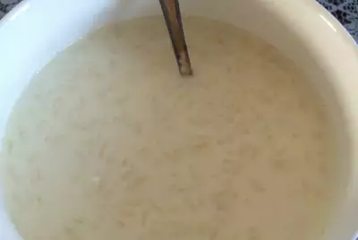 Молочная рисовая каша в мультиварке