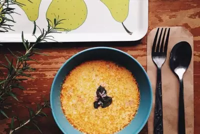 Сливочный суп с семгой