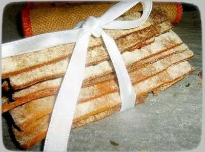 Постные ржаные хлебцы с тмином