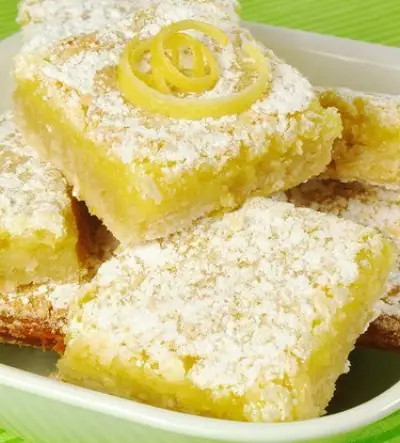 Лимонное печенье с ванилью