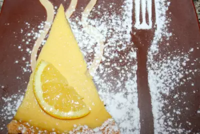 Пирог с апельсиново-лимонной начинкой