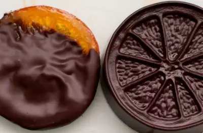 Апельсиновые цукаты в темном шоколаде