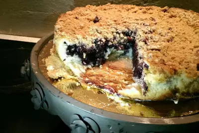Черничный пирог-штрейзель