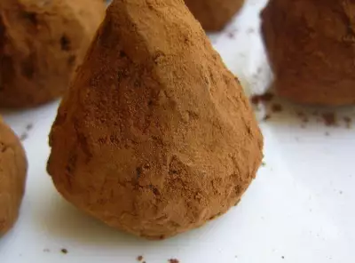 Шоколадно-кокосовые трюфели