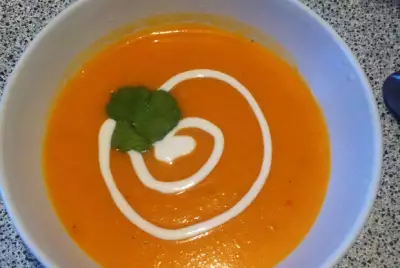 Тыквенный крем-суп с имбирем