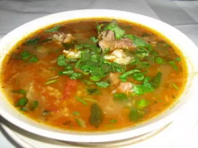Суп из баранины с тархуном по‑армянски