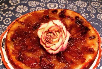Французский яблочный пирог «Тарт татен»