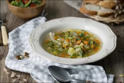 Фитнес-суп овощной в мультиварке