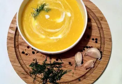 Диетический крем-суп из тыквы