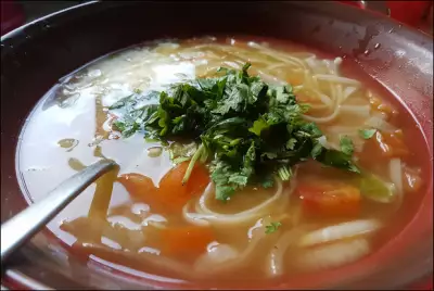 Вариативный овощной суп по азиатским мотивам