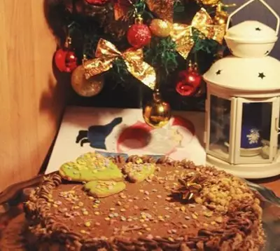 Ленинградский торт с малиной
