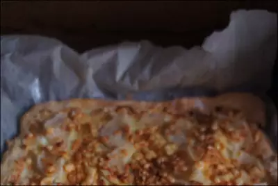 Пицца со сливочным сыром и грушей