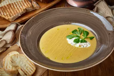 Грибной крем-суп из шампиньонов
