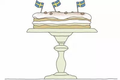 Торт с фундуком и меренгой (marängtårta med hasselnötter)