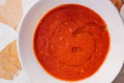 Холодный суп гаспачо с хересным уксусом