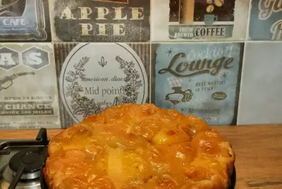 Янтарный яблочный пирог