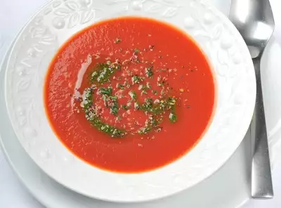 Суп из печеных томатов