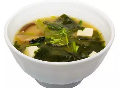 Луковый мисо суп