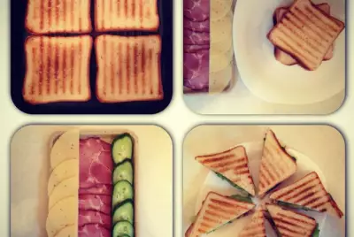 Клаб-сэндвич с карбонадом