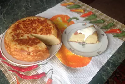 Пирог картофельный в мультиварке