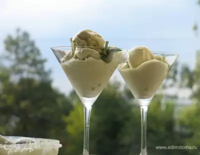 Мороженое на белках с курдом