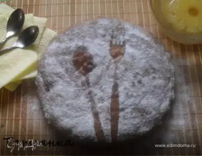Винный пирог с ананасом tortal al vino with pineapple