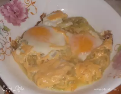 Яйца с кабачком