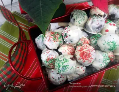Рождественские конфеты красный бархат red velvet christmas truffles