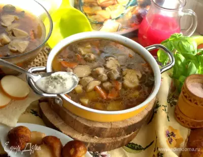 Грибной суп от Юлии Высоцкой