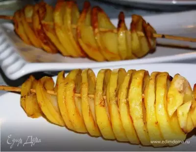 Жареная картошка спиралька