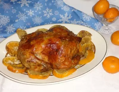 Курица с цитрусовыми «Новогодняя»