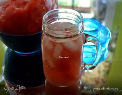 Арбузно имбирный освежающий напиток watermelon ginger agua fresca