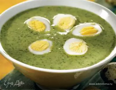 Пасхальный суп из зелени