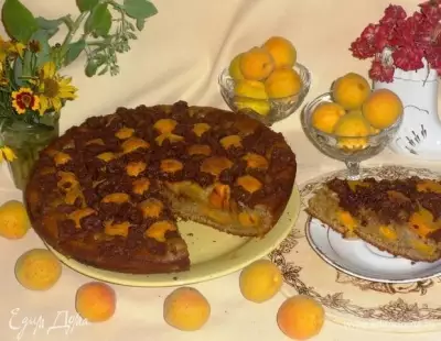 Ржаной пирог с абрикосами