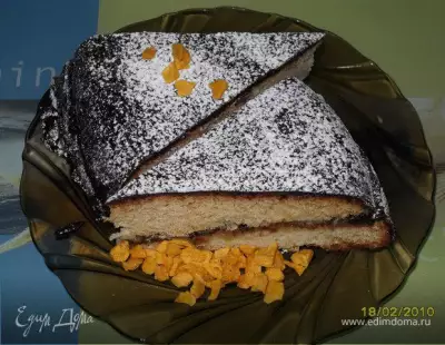 Торт "Медовик в шоколадной глазури"