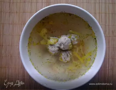 Суп с фрикадельками 1