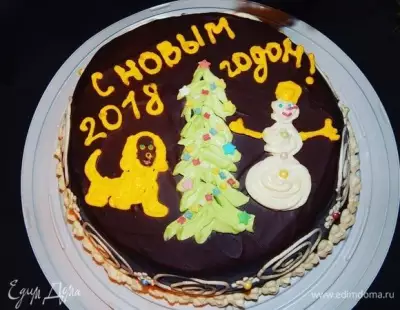 Новогодний торт «Спартак»